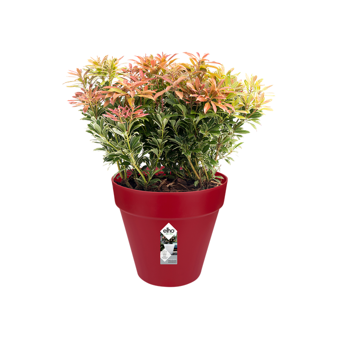 loft urban round 20cm cranberry red